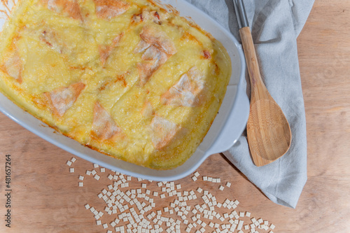 croziflette french pasta cheese reblochon oven photo