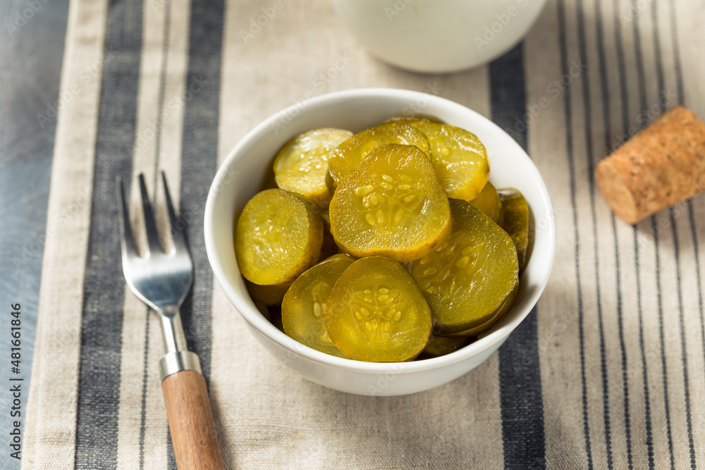 Organic Green Bread and Butter Pickle Chips Organic Green Bread and Butter Pickle Chips