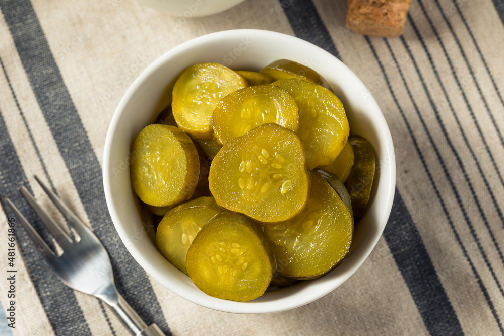 Organic Green Bread and Butter Pickle Chips Organic Green Bread and Butter Pickle Chips