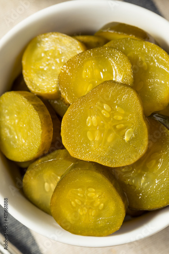 Organic Green Bread and Butter Pickle Chips