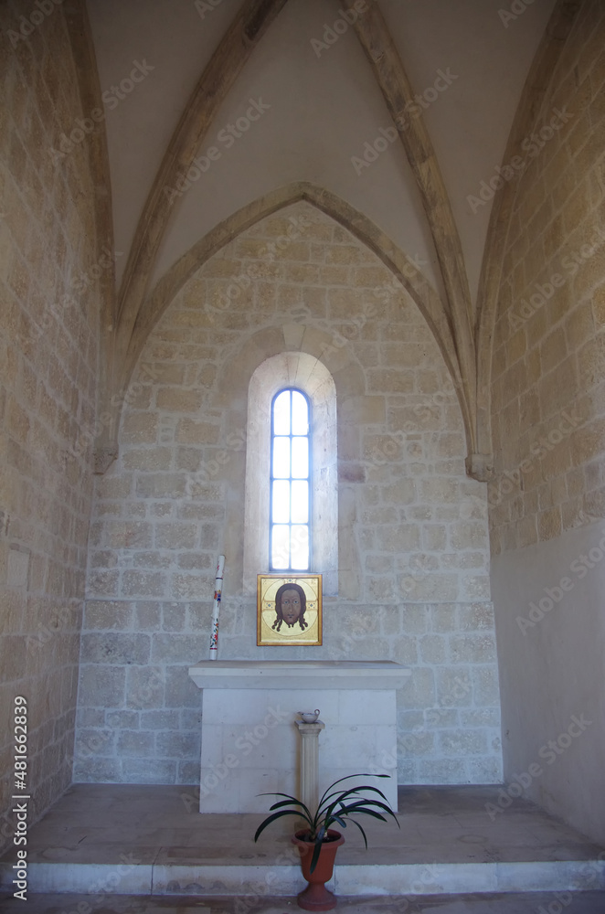 Manoppello - Abruzzo - Abbey of Santa Maria d'Arabona - Chapel with a painting of Christ