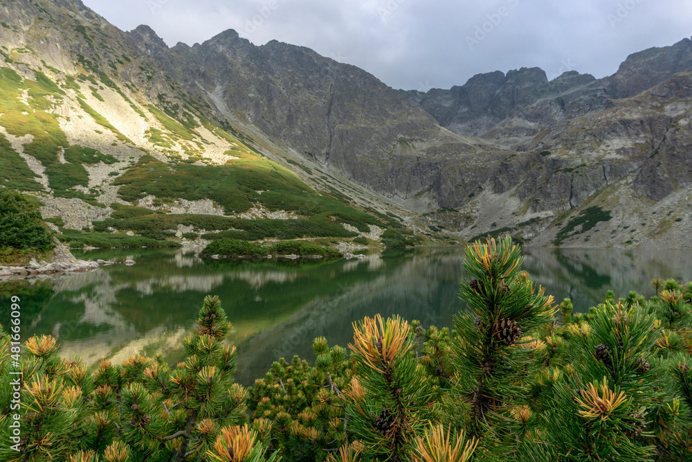 Black Pond Gasienicowy beautiful clean lake in the Polish Tatra Mountains. Black Pond Gasienicowy beautiful clean lake in the Polish Tatra Mountains.