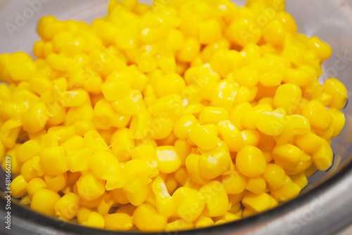 Yellow Corn in a Bowl
