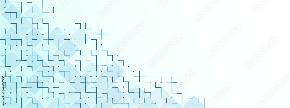 Blue background frame. Grid pattern, geometric shapes, rhombuses, circles, lines, dots, squares. Plexus stripes. Maze design, puzzles. Banner technology, medicine, social networks, business. Vector Blue background frame. Grid pattern, geometric shapes, rhombuses, circles, lines, dots, squares. Plexus stripes. Maze design, puzzles. Banner technology, medicine, social networks, business. Vector
