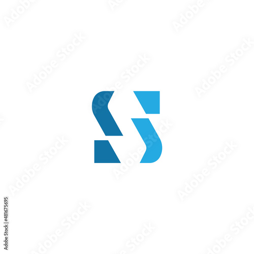 letter s typography logo design