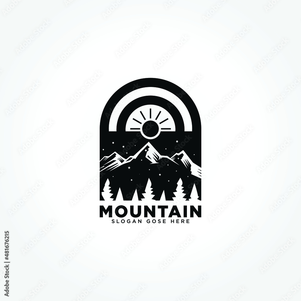 Mountain Logo Design Template Mountain Logo Design Template