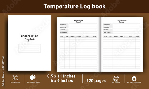 Temperature Log Book