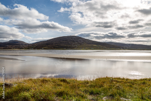 Scenic Seilebost on the Isle of Harris in the Western Isles