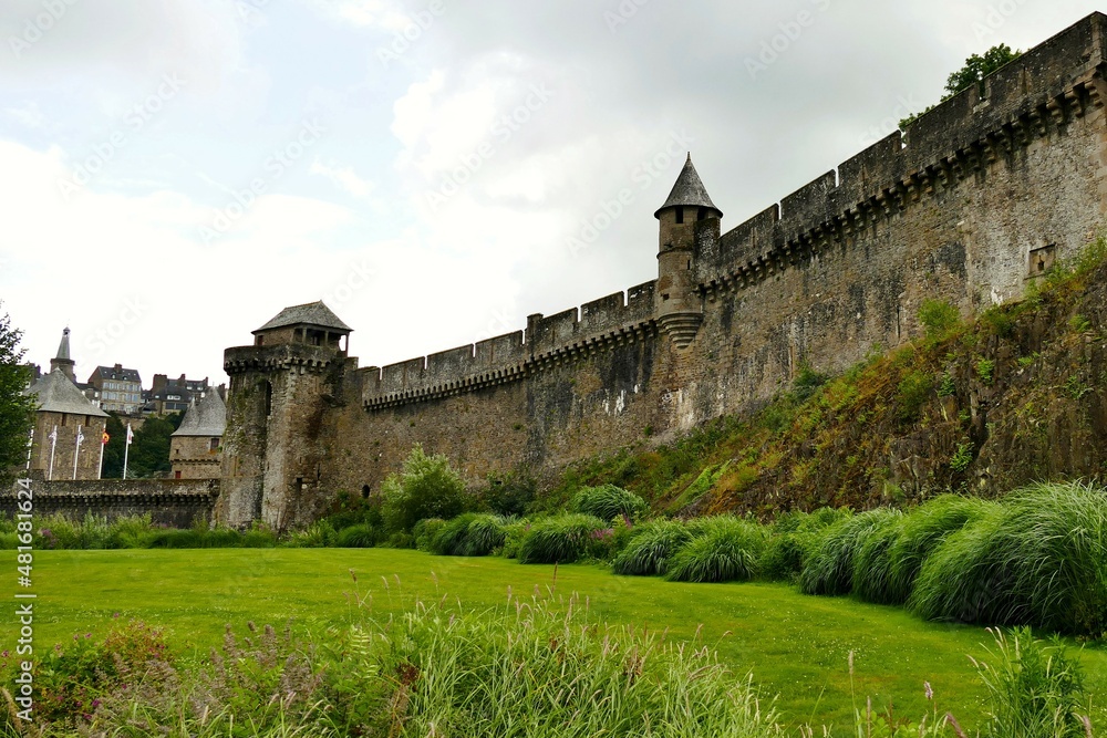 Les remparts du château de Fougères