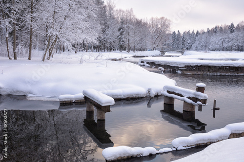 Beautiful winter landscape.