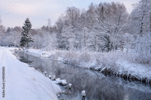 Beautiful winter landscape.