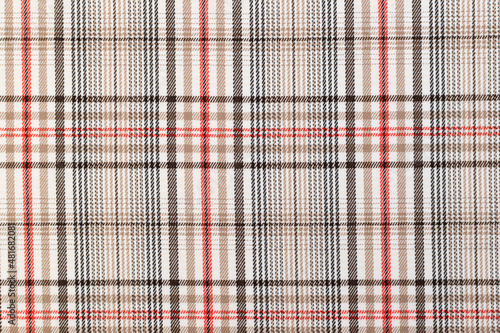 Fabric plaid texture. Cloth background