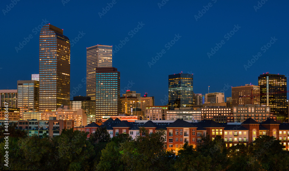Fototapeta premium Skyscrapers, Denver, Colorado