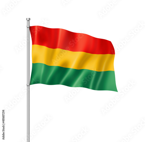 Free Download Bolivian flag isolated on white - GFXLoad