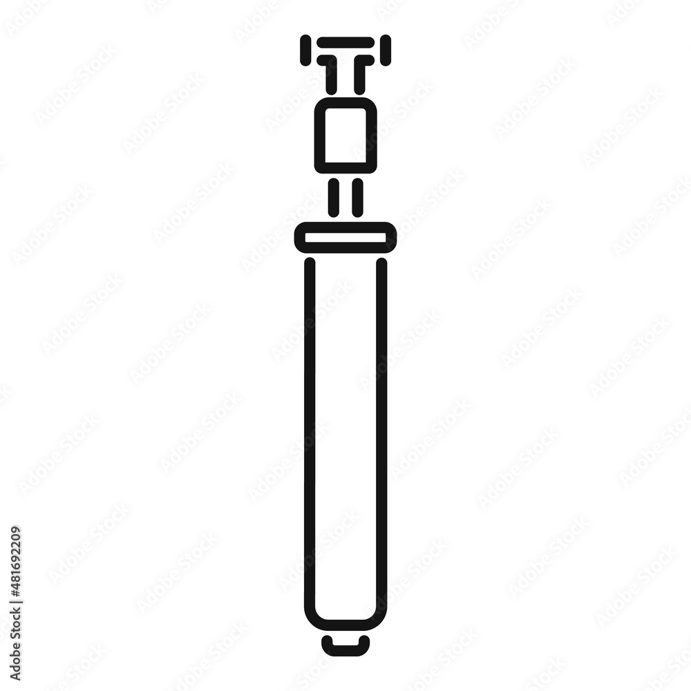 Tank pump icon outline vector. Motor system Tank pump icon outline vector. Motor system