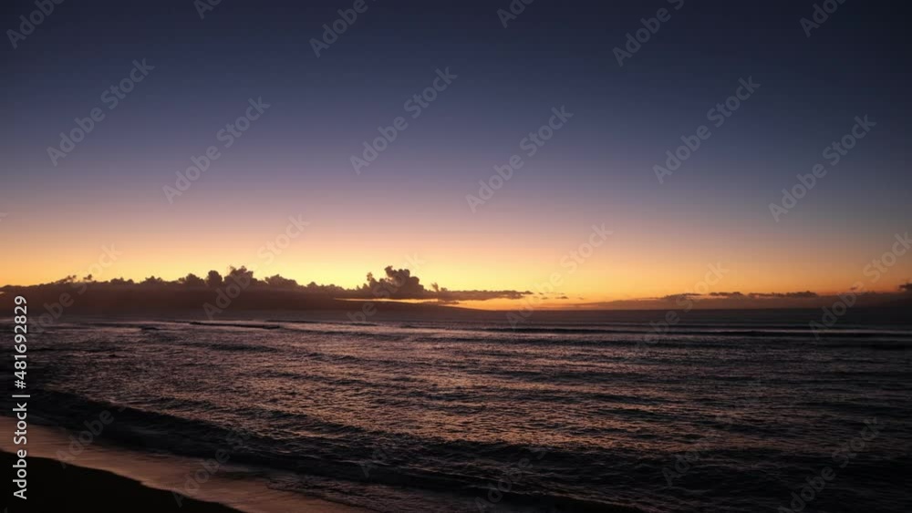 Maui Lahaina Sunset and Lanai Island Maui Lahaina Sunset and Lanai Island