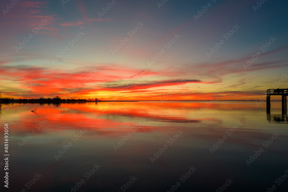 Alabama Gulf Coast sunset 