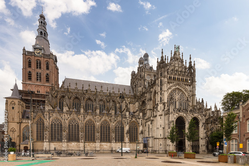  St. John's Cathedral, in the center of Den Bosch in the Netherlands.