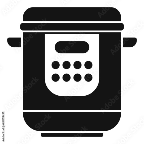 Steak smokehouse icon simple vector. Bbq grill
