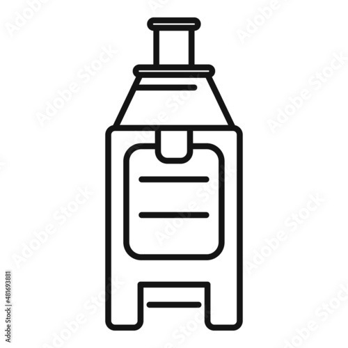 Barbecue smokehouse icon outline vector. Bbq grill