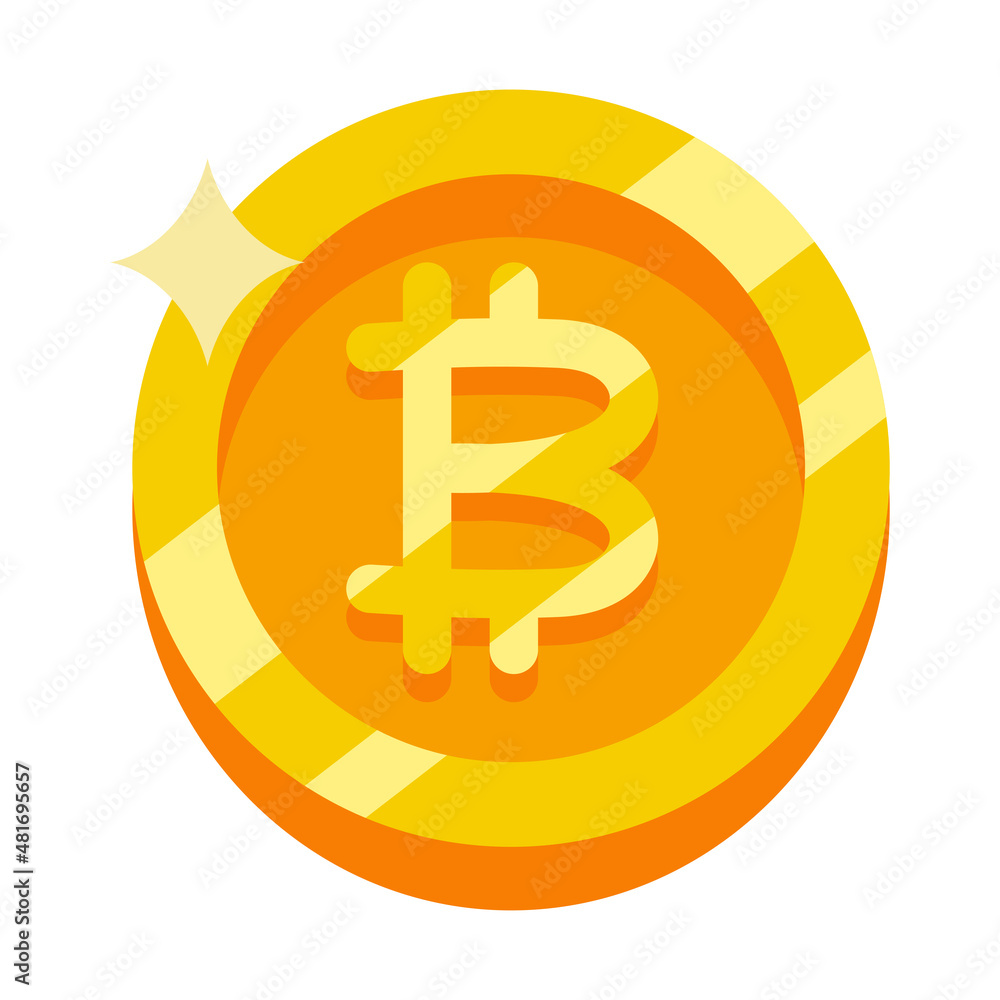 Isolated bitcoin concept Crypto currency Vector illustration Isolated bitcoin concept Crypto currency Vector illustration