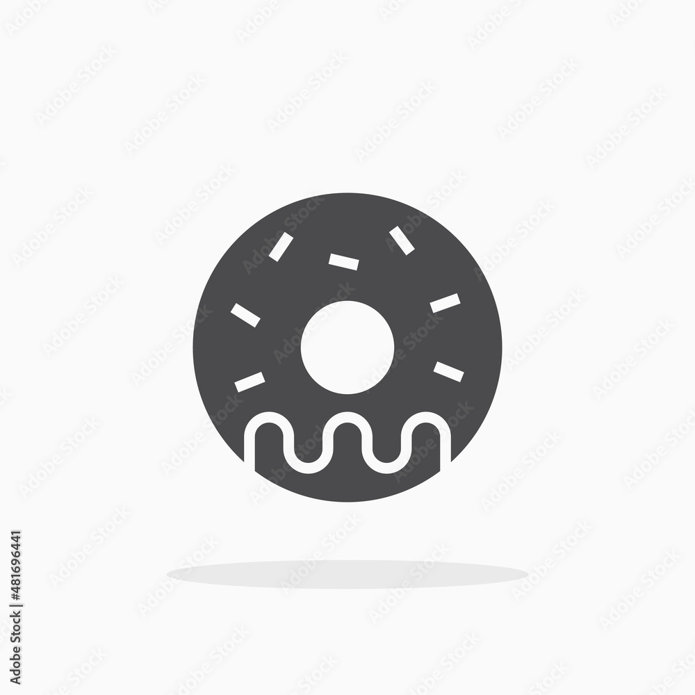 Donut icon. Donut icon.