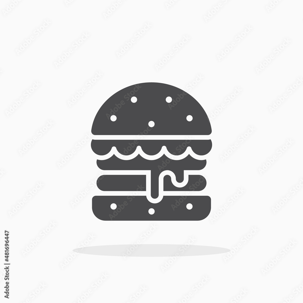 Burger icon. Burger icon.