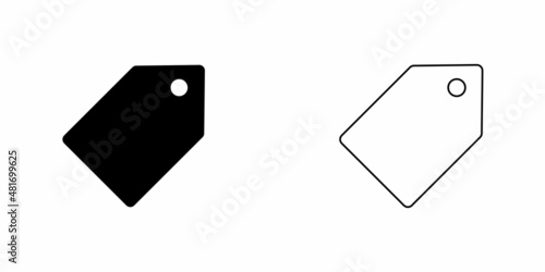 Price tag icon,vector illustration. Flat design style. 