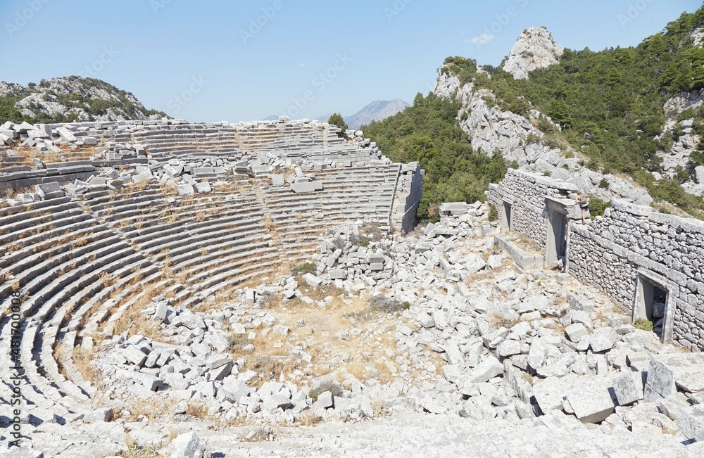 The Stunning Ancient Theater of Termessos Ancient City