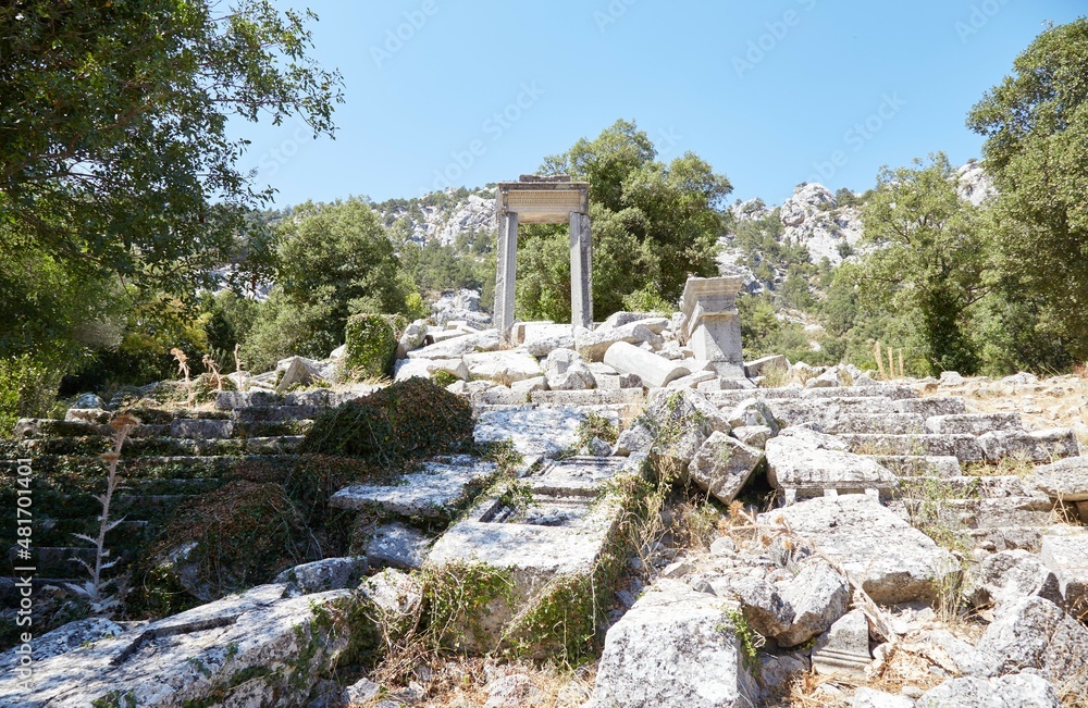 Hadrian's Temple at Termessos Ancient City