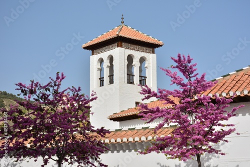 Torre de la mezquita mayor de Granada en el Albaic  n