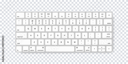 Keyboard device template Computer keyboard tool. Technology tool keyboard. Stock vector