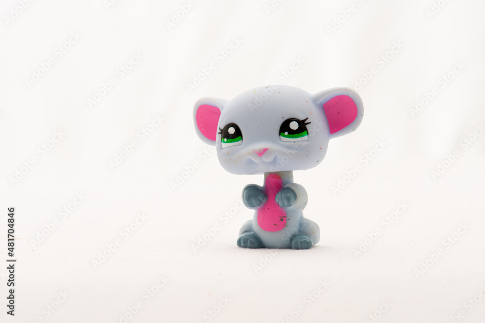 Small plastic animal toy figure. Small plastic animal toy figure.
