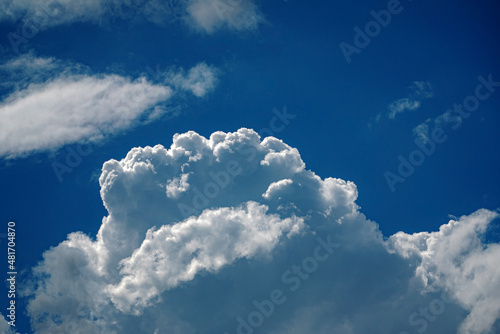 Cluodscape Sky background over the blue sky