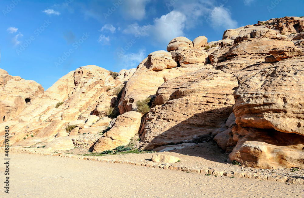 Ruins of the ancient city of Petra Ruins of the ancient city of Petra