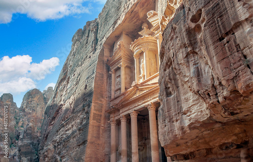 Ruins of the ancient city of Petra