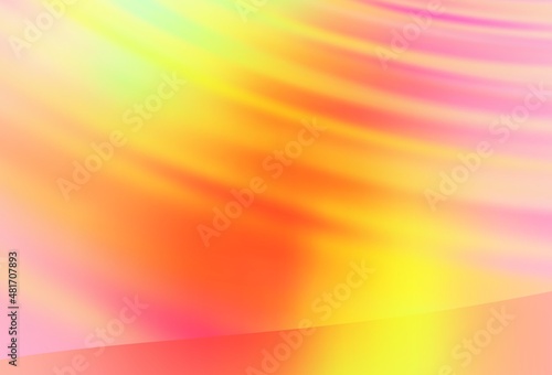 Light Red, Yellow vector abstract bright texture.