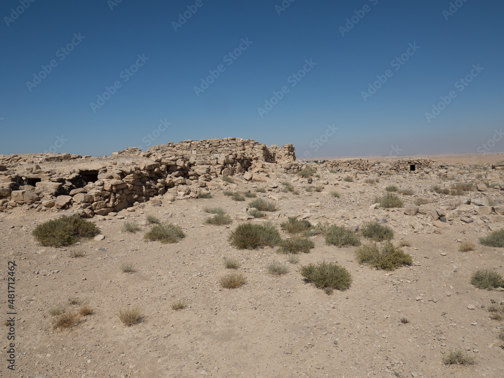 Umm-ar-Rasas en Madaba, Jordania, Oriente Medio, Asia