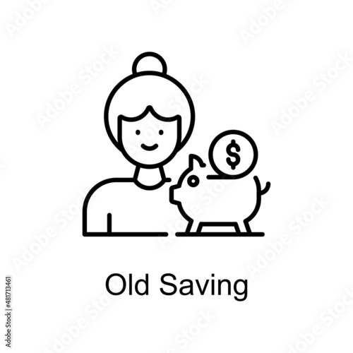 Old Saving Vector Outline icons for your digital or print projects.