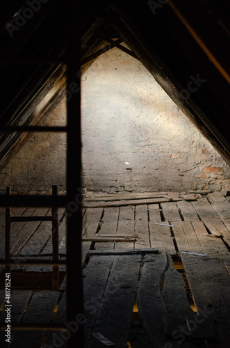 old roof structure