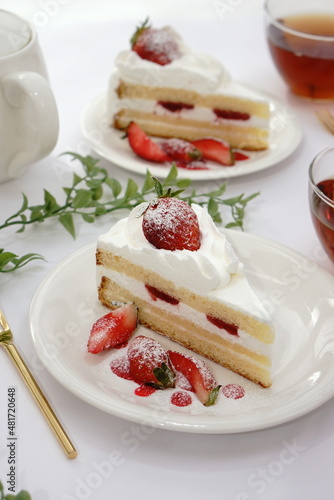 イチゴのケーキ