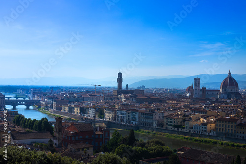 View of downtown Florence taken from Piazzale Michelangelo