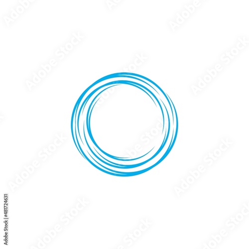 Wind icon logo free vector design