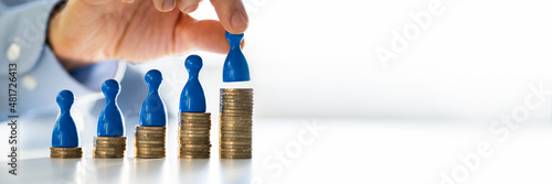 Принти на полотні Minimum Wage And Salary Increase. Insurance Compensation