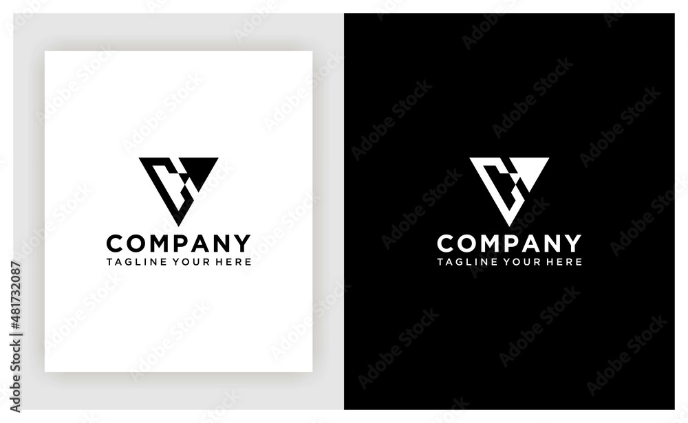Letter C with triangle Arrow Up Logo Design. Creative Letter Mark Suitable for Company Brand Identity, Travel, Start up, Logistic, Business Chart or Graph Logo Template Letter C with triangle Arrow Up Logo Design. Creative Letter Mark Suitable for Company Brand Identity, Travel, Start up, Logistic, Business Chart or Graph Logo Template
