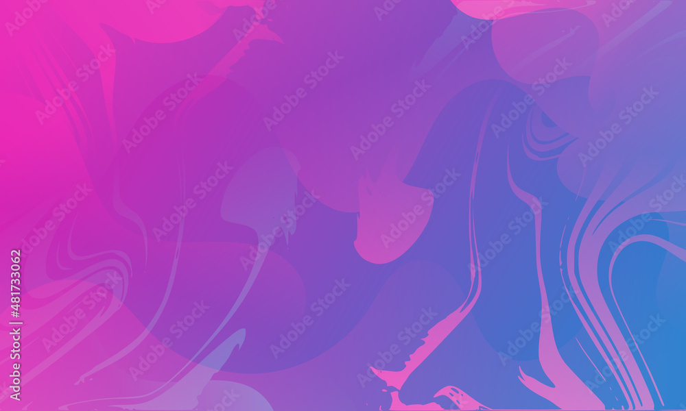 Abstract Colorful liquid background. Modern background design. gradient color. Blue, Purple Dynamic Waves. Fluid shapes composition. Fit for website, banners, wallpapers, brochure, posters