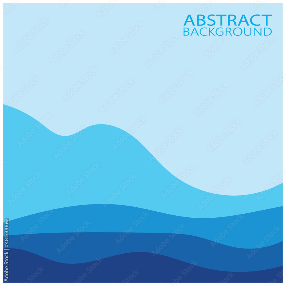Naklejka premium Abstract Water wave design background