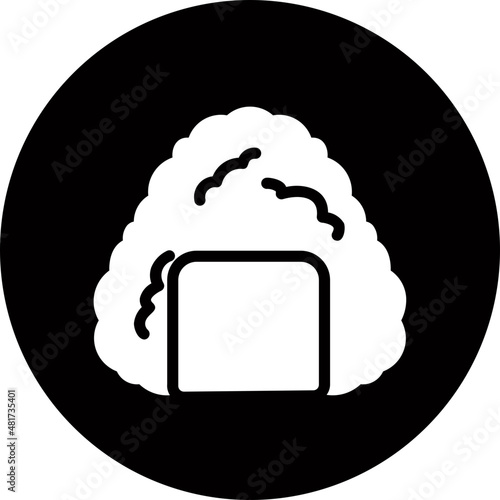 onigiri glyph icon