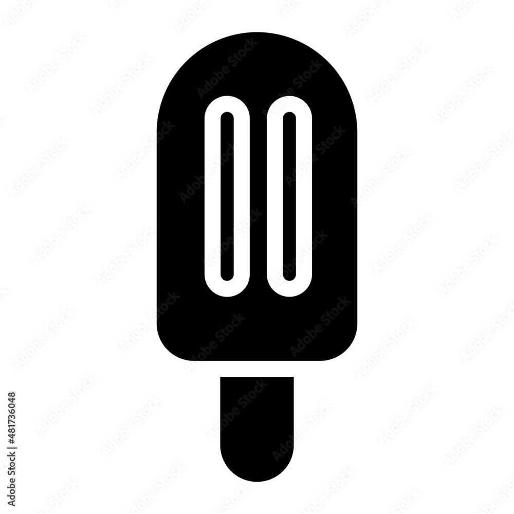 popsicle glyph icon popsicle glyph icon