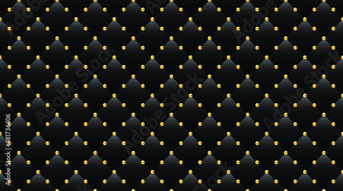 Black and gold luxury background. Vector illustration.